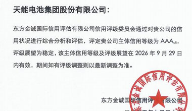 必发股份喜获最高信用评级AAA